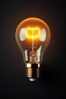 light bulb infographic idea photo