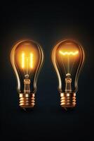 light bulb infographic idea photo