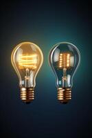 light bulb infographic idea photo