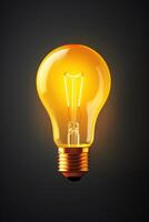 light bulb infographic idea photo