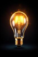 light bulb infographic idea photo