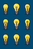 light bulb infographic idea photo