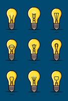 light bulb infographic idea photo