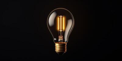 light bulb infographic idea photo