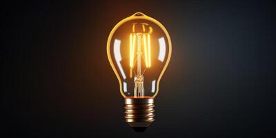light bulb infographic idea photo