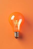 light bulb infographic idea photo