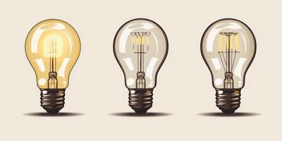 light bulb infographic idea photo