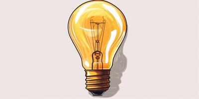 light bulb infographic idea photo