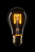 light bulb infographic idea photo