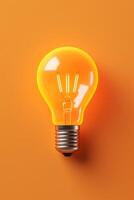 light bulb infographic idea photo