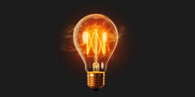 light bulb infographic idea photo