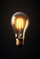 light bulb infographic idea photo