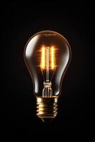 light bulb infographic idea photo