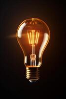 light bulb infographic idea photo