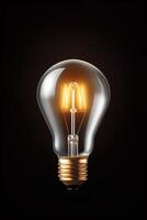 light bulb infographic idea photo