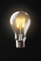light bulb infographic idea photo