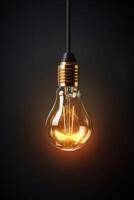light bulb infographic idea photo