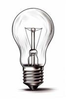 light bulb infographic idea photo