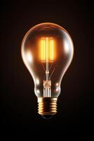 light bulb infographic idea photo