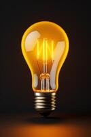 light bulb infographic idea photo