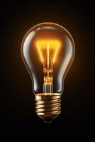 light bulb infographic idea photo