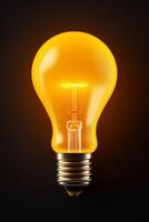 light bulb infographic idea photo