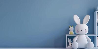 children's room with toys and tent photo