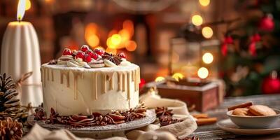 new year christmas baking cake sweets photo