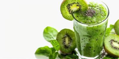 fresh kiwi natural juice photo