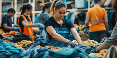 donating food boxes to help those in need photo