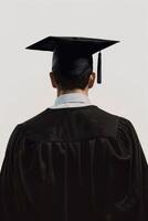 graduate back view photo