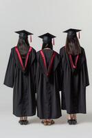 graduate back view photo