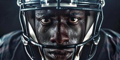 American football players on the field photo