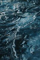 water in the pool close-up photo