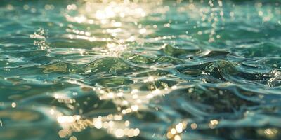 water in the pool close-up photo