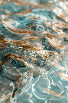agua en el piscina de cerca foto