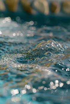 agua en el piscina de cerca foto