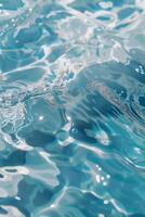 water in the pool close-up photo