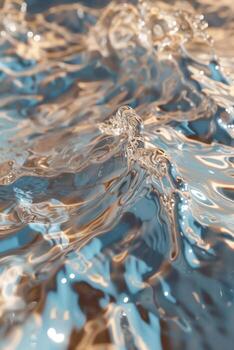 water in the pool close-up photo