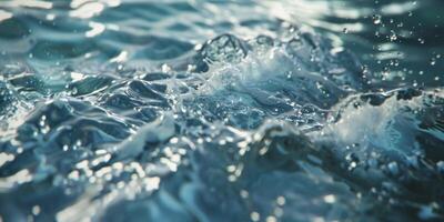 water in the pool close-up photo