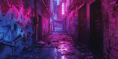 graffiti on the street photo