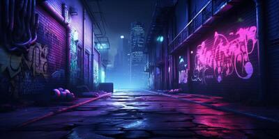 graffiti on the street photo