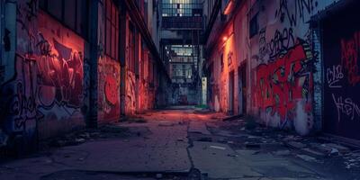 graffiti on the street photo