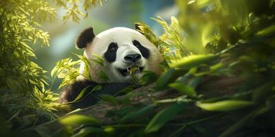 Panda in the wild photo