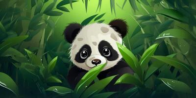 Panda in the wild photo
