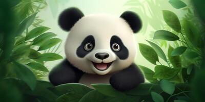 Panda in the wild photo