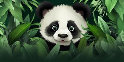 Panda in the wild photo