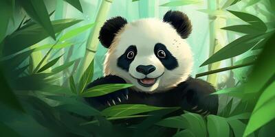 Panda in the wild photo