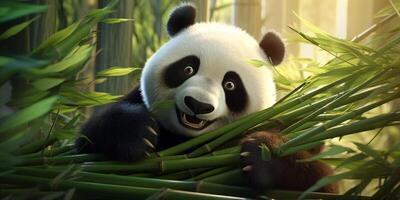 panda en el salvaje foto