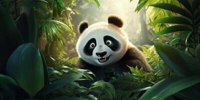 Panda in the wild photo